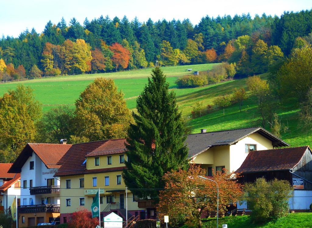 Hotel Gasthof Zur Krone Oberzent Exterior photo